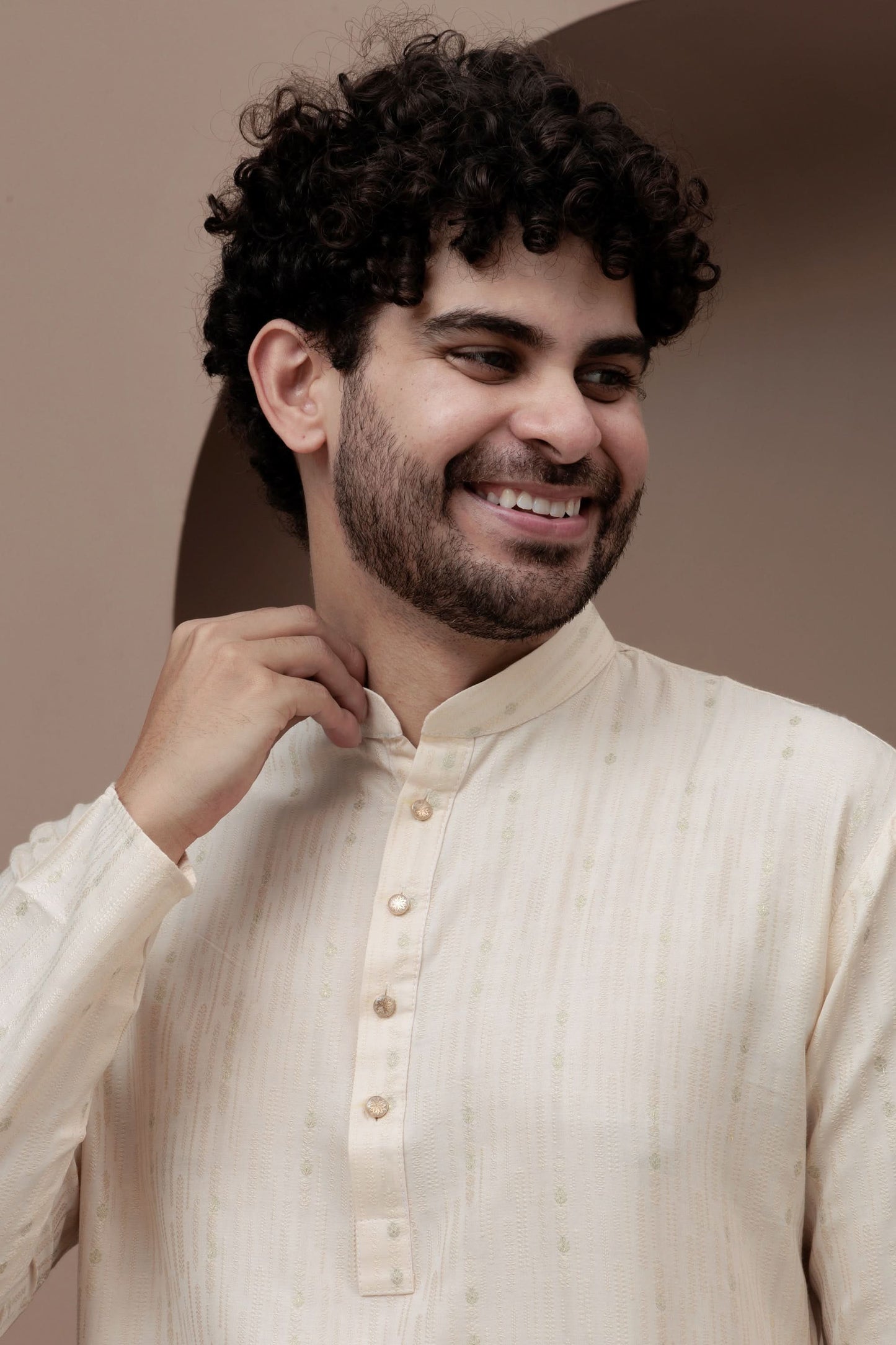 Ivery cotton silk kurta pajama for festive occasions