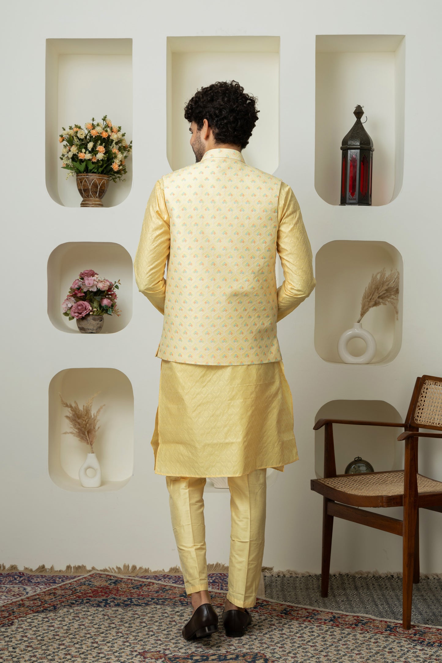 Classic Yellow Elegant Outfit – A Ethnic Must-Have for Menswear