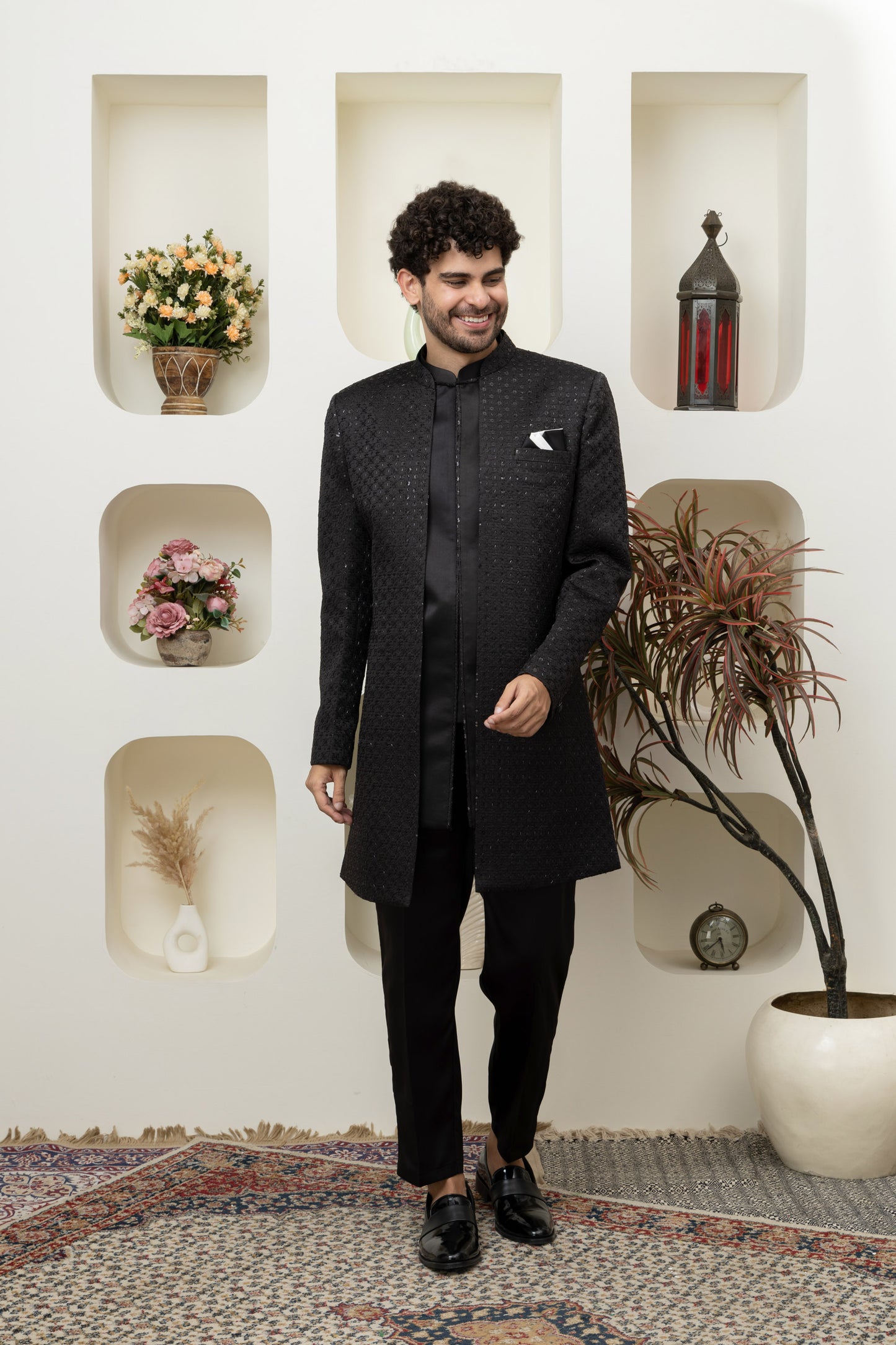 Indo Western in Black – Sharp Ethnic Wear for Modern Menswear