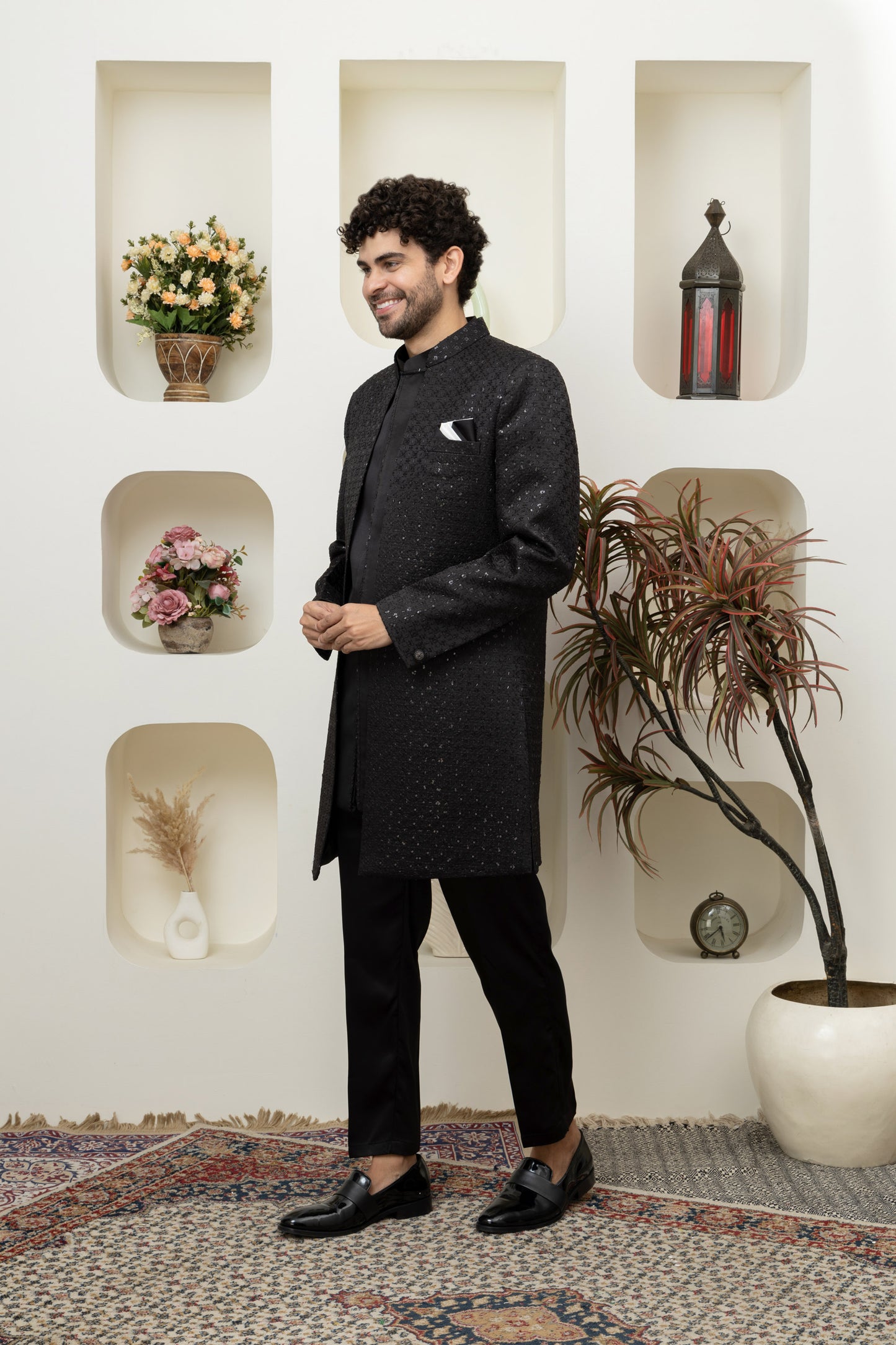 Indo Western in Black – Sharp Ethnic Wear for Modern Menswear