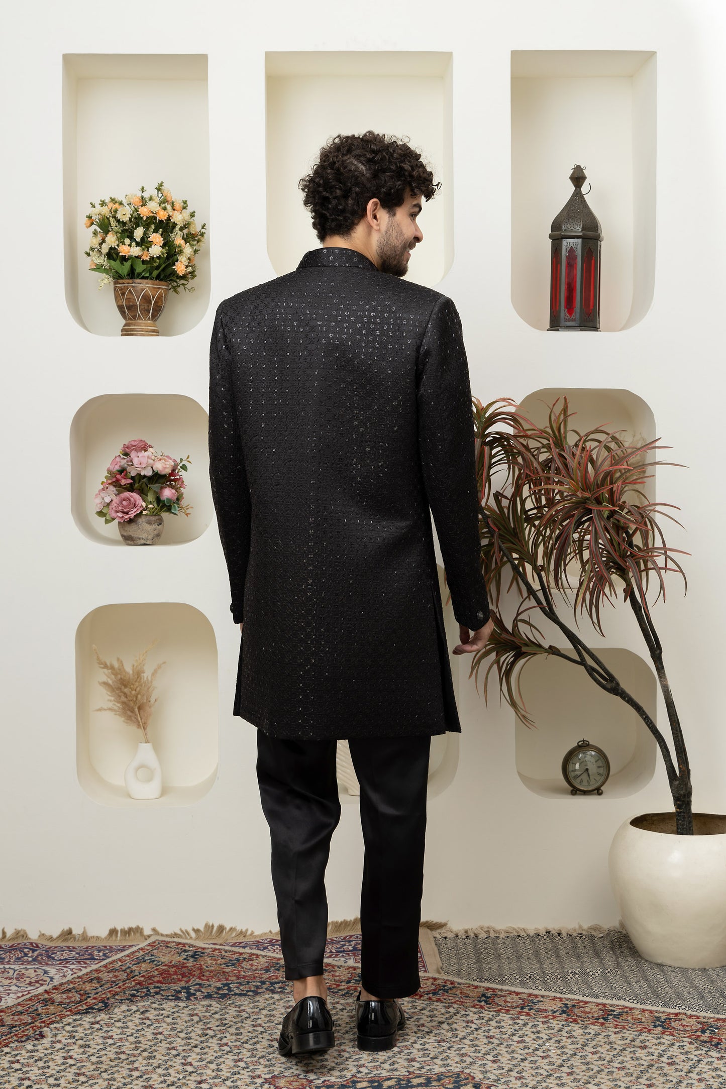 Indo Western in Black – Sharp Ethnic Wear for Modern Menswear