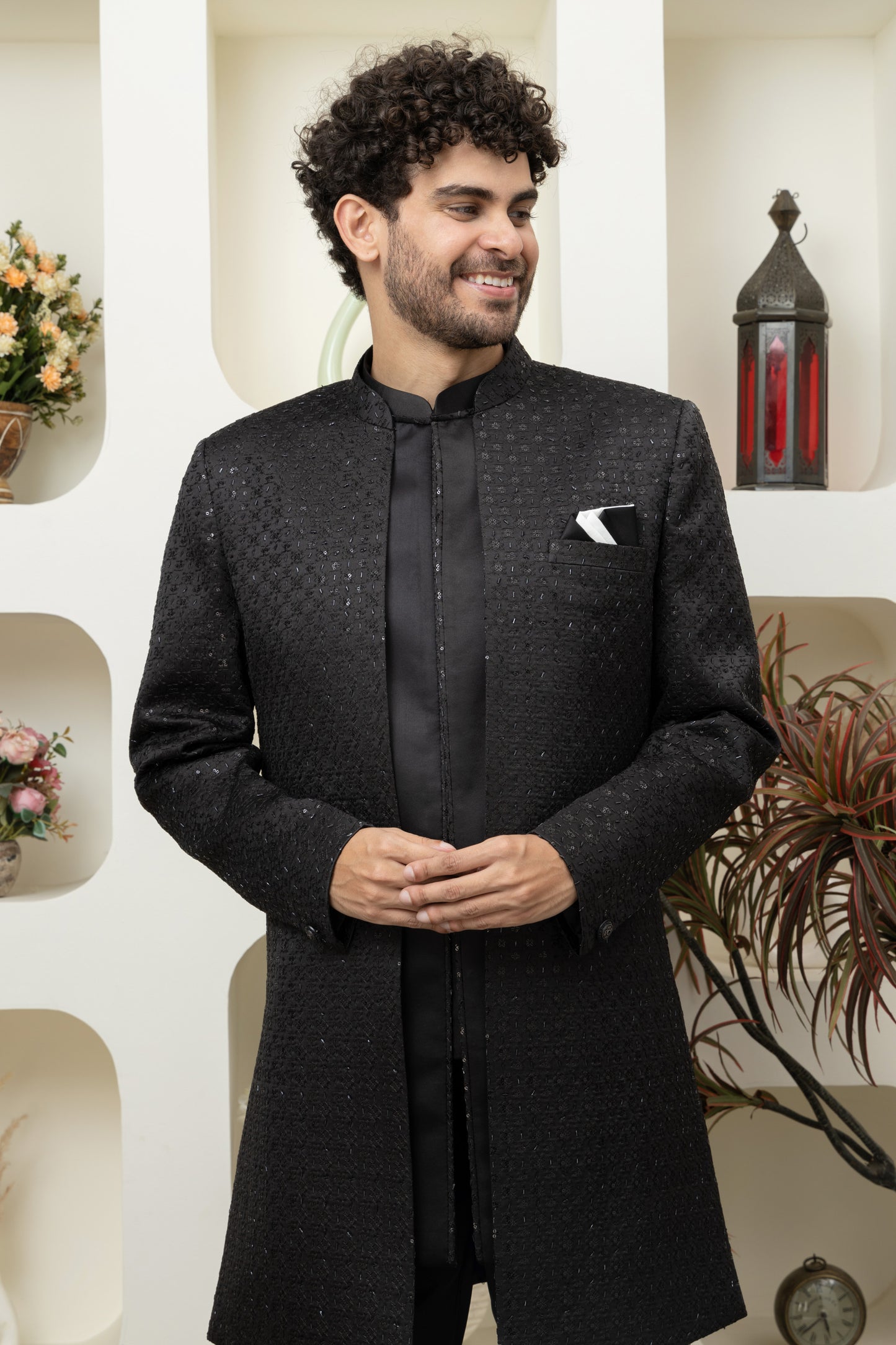 Indo Western in Black – Sharp Ethnic Wear for Modern Menswear