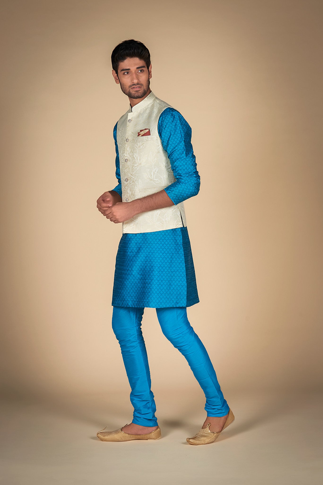 Kurta pajama jacket set