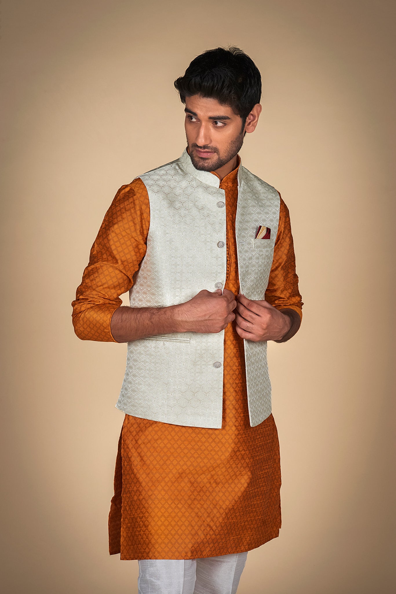 Kurta Pajama jacket set
