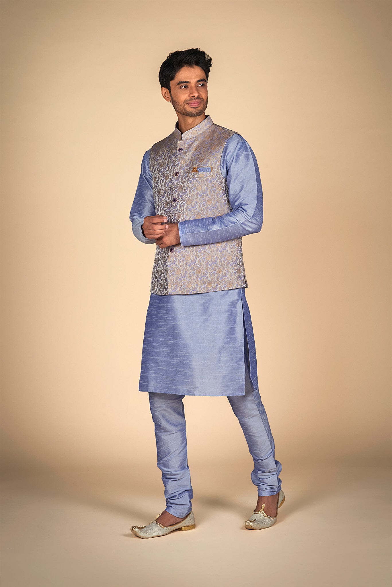 Kurta and Pajama jacket Set
