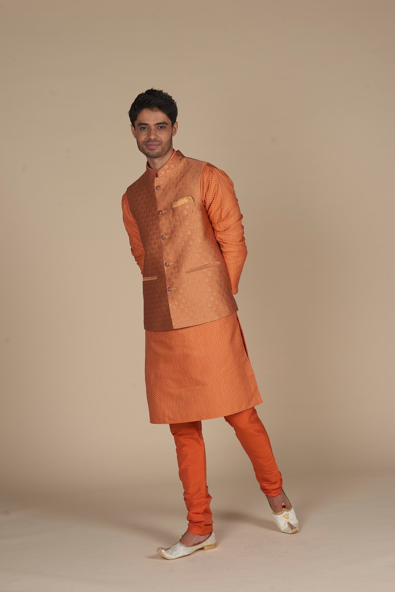 Kurta and Pajama jacket Set