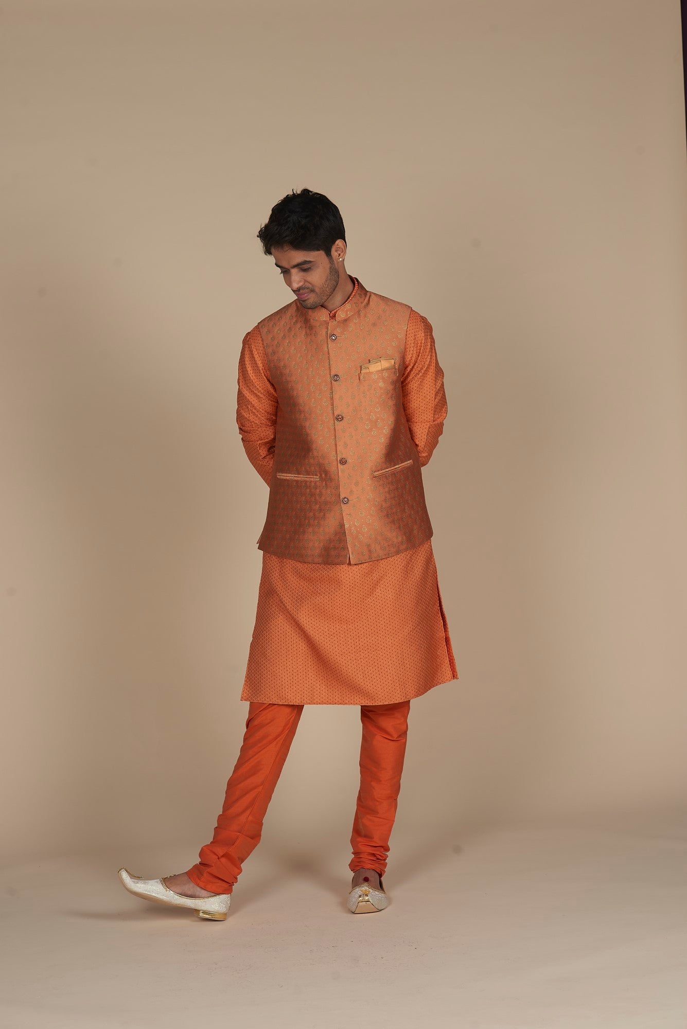 Kurta and Pajama jacket Set