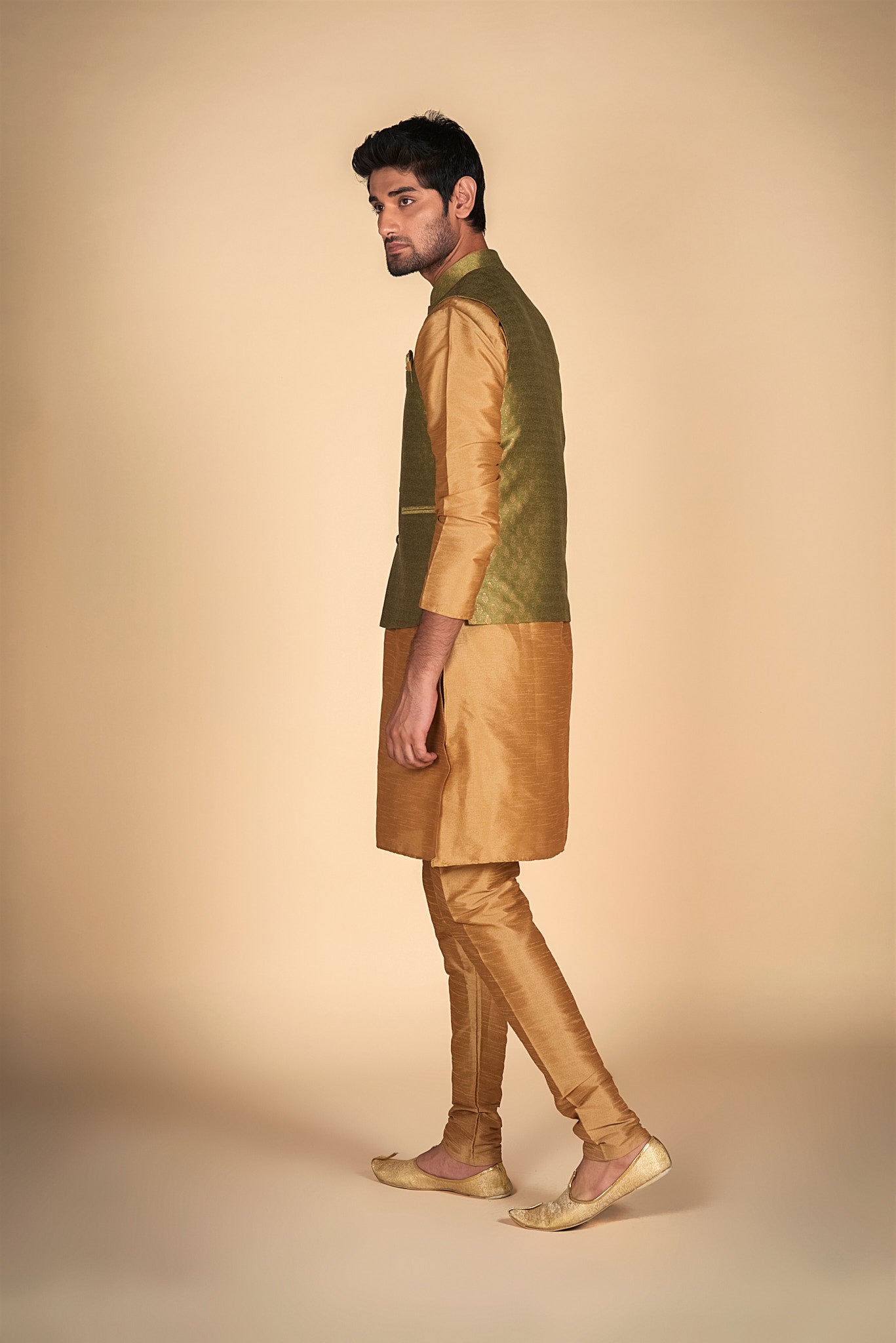 Kurta and Pajama jacket Set