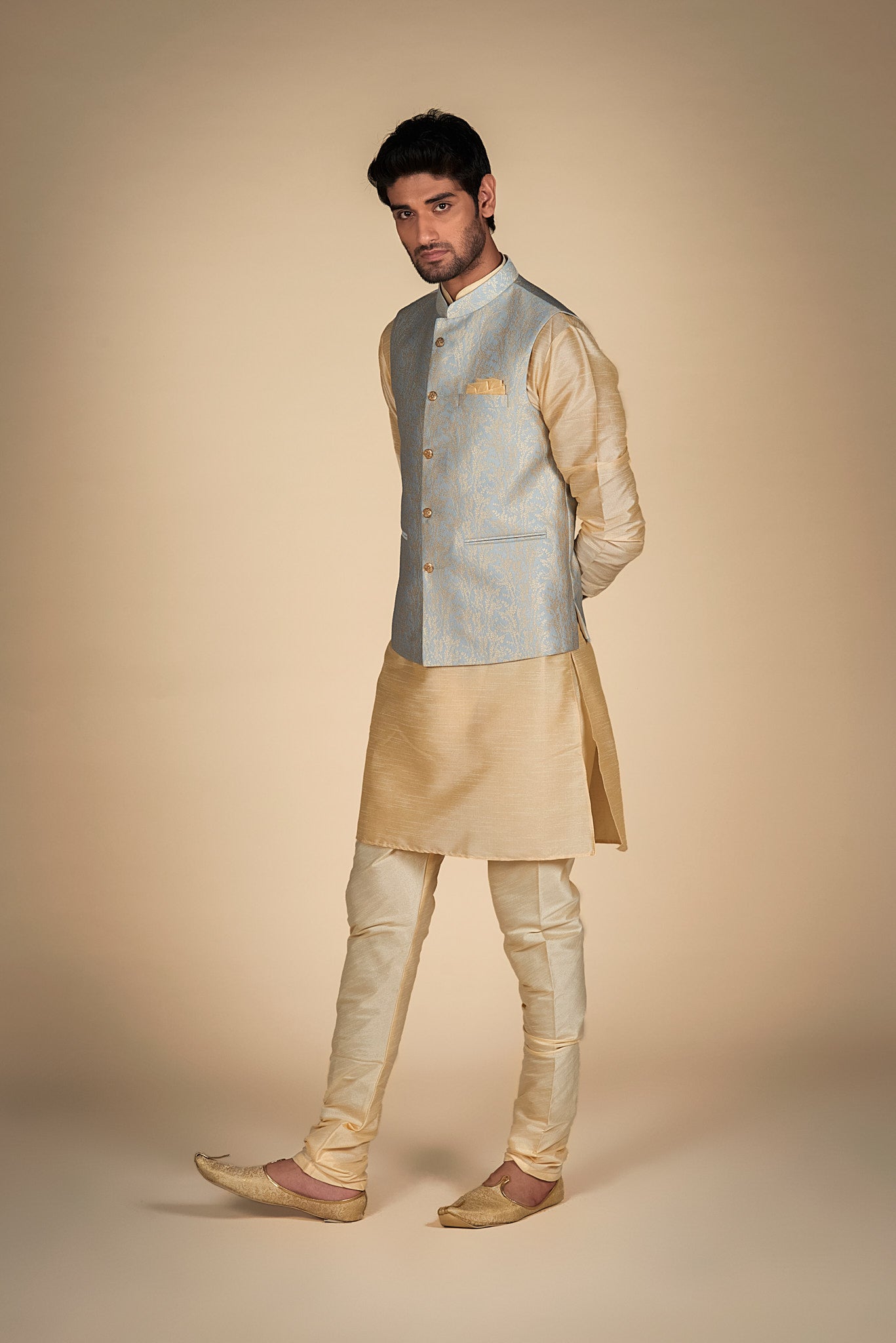 Kurta and Pajama jacket Set