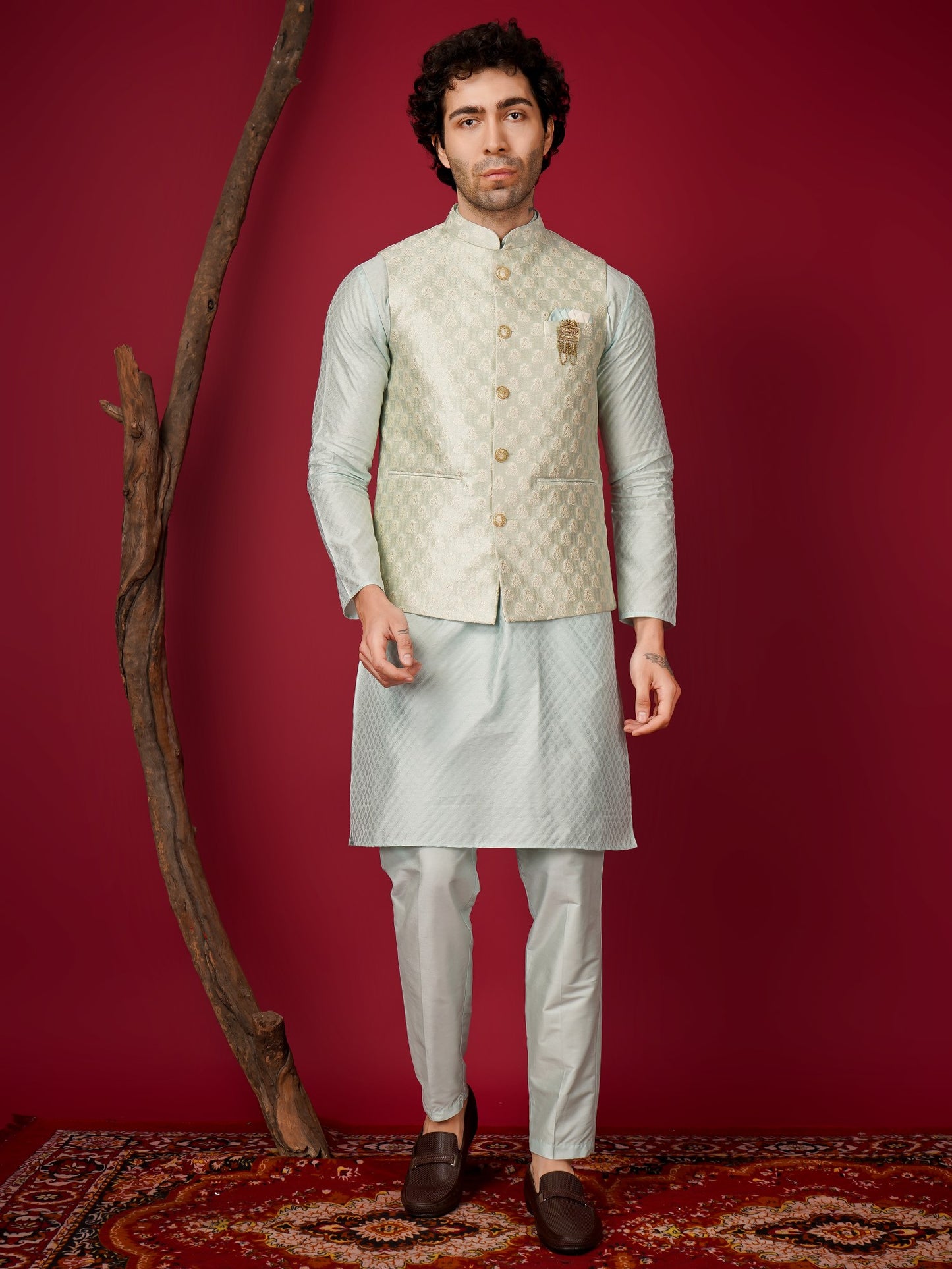 Kurta Pajama Jacket set
