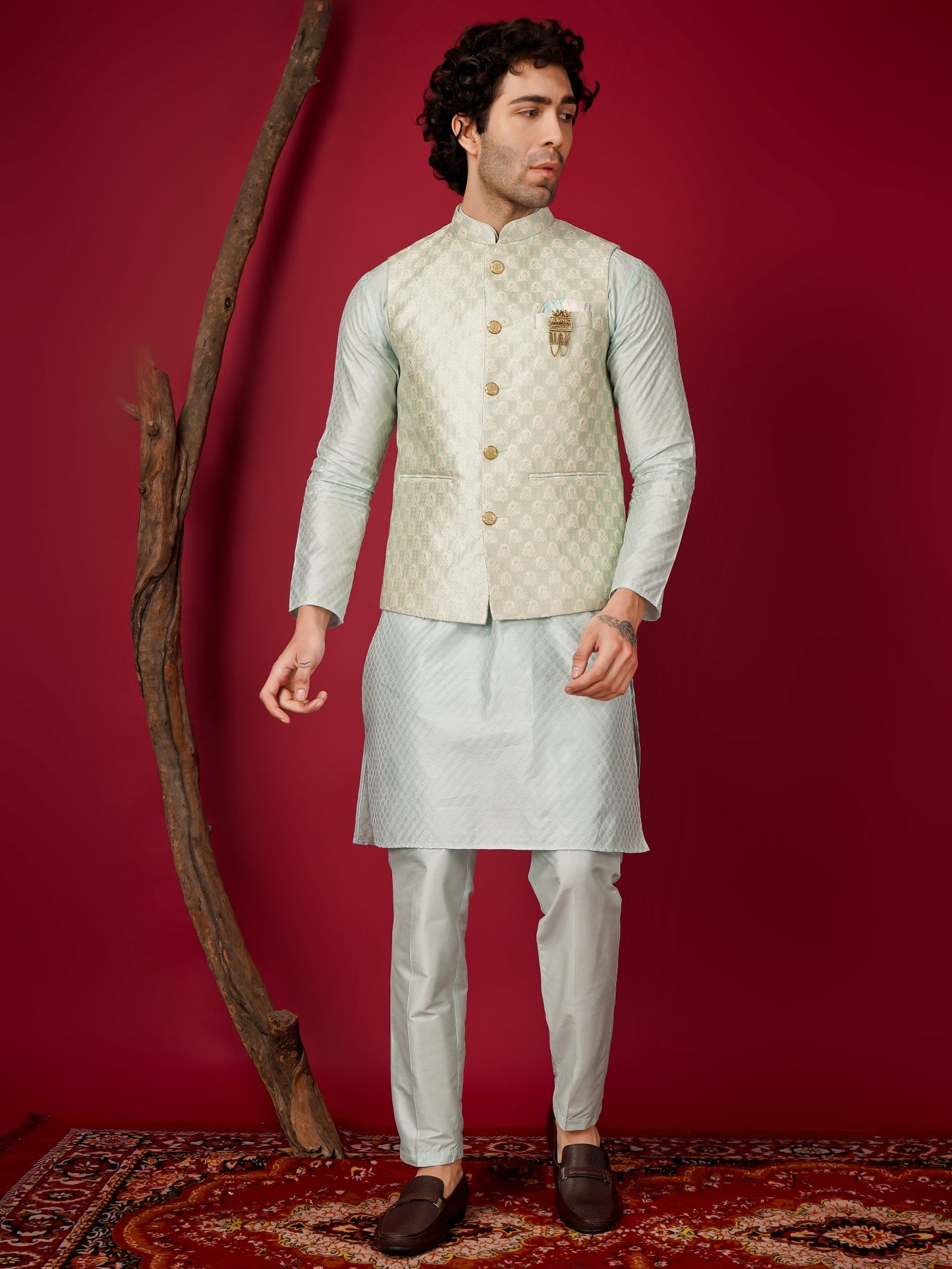 Kurta Pajama Jacket set
