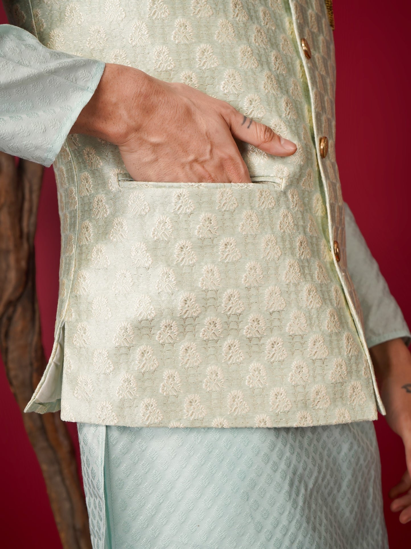 Kurta Pajama Jacket set