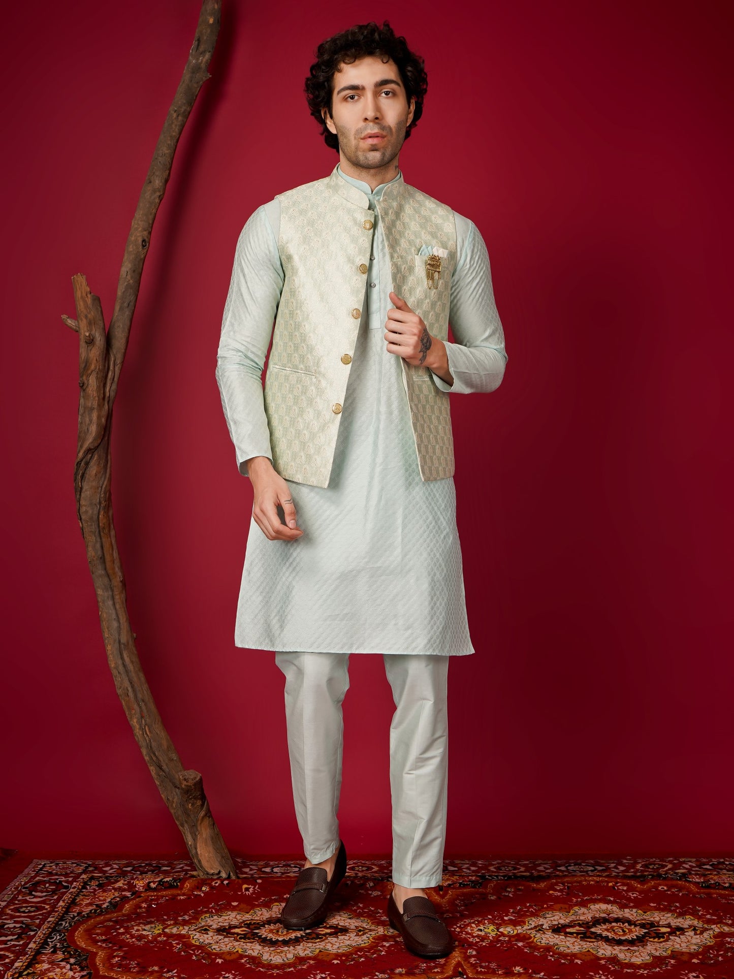 Kurta Pajama Jacket set
