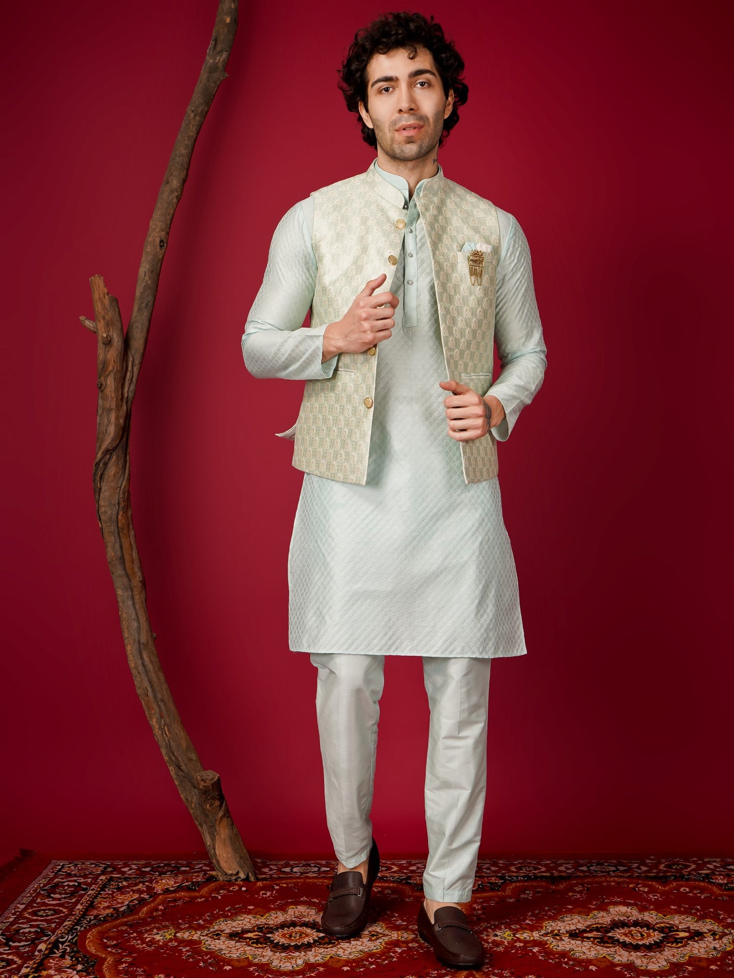 Kurta Pajama Jacket set