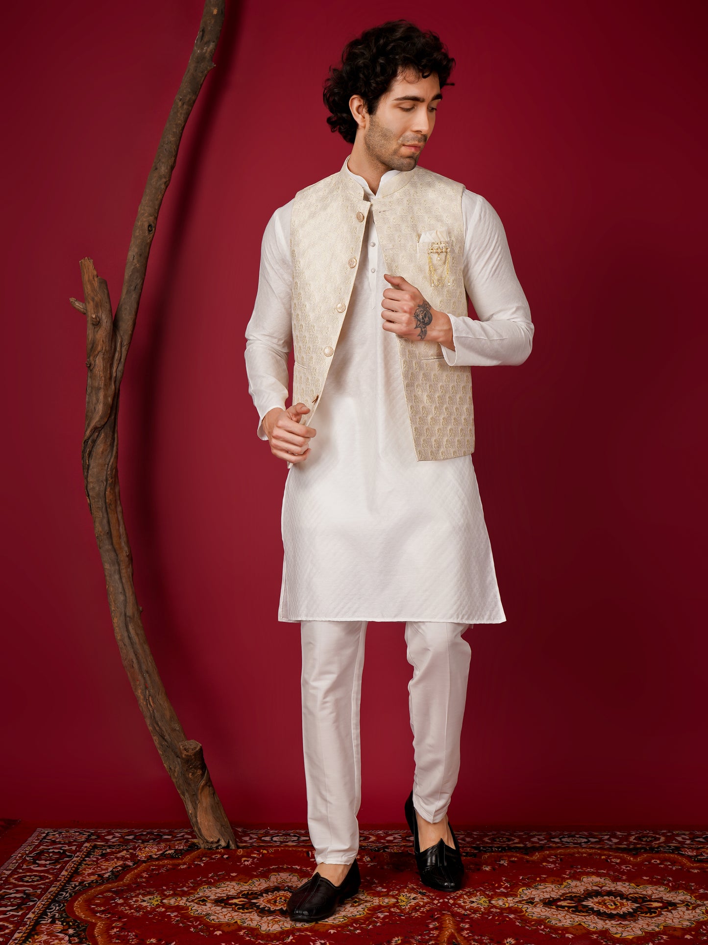 Kurta Pajama Jacket set