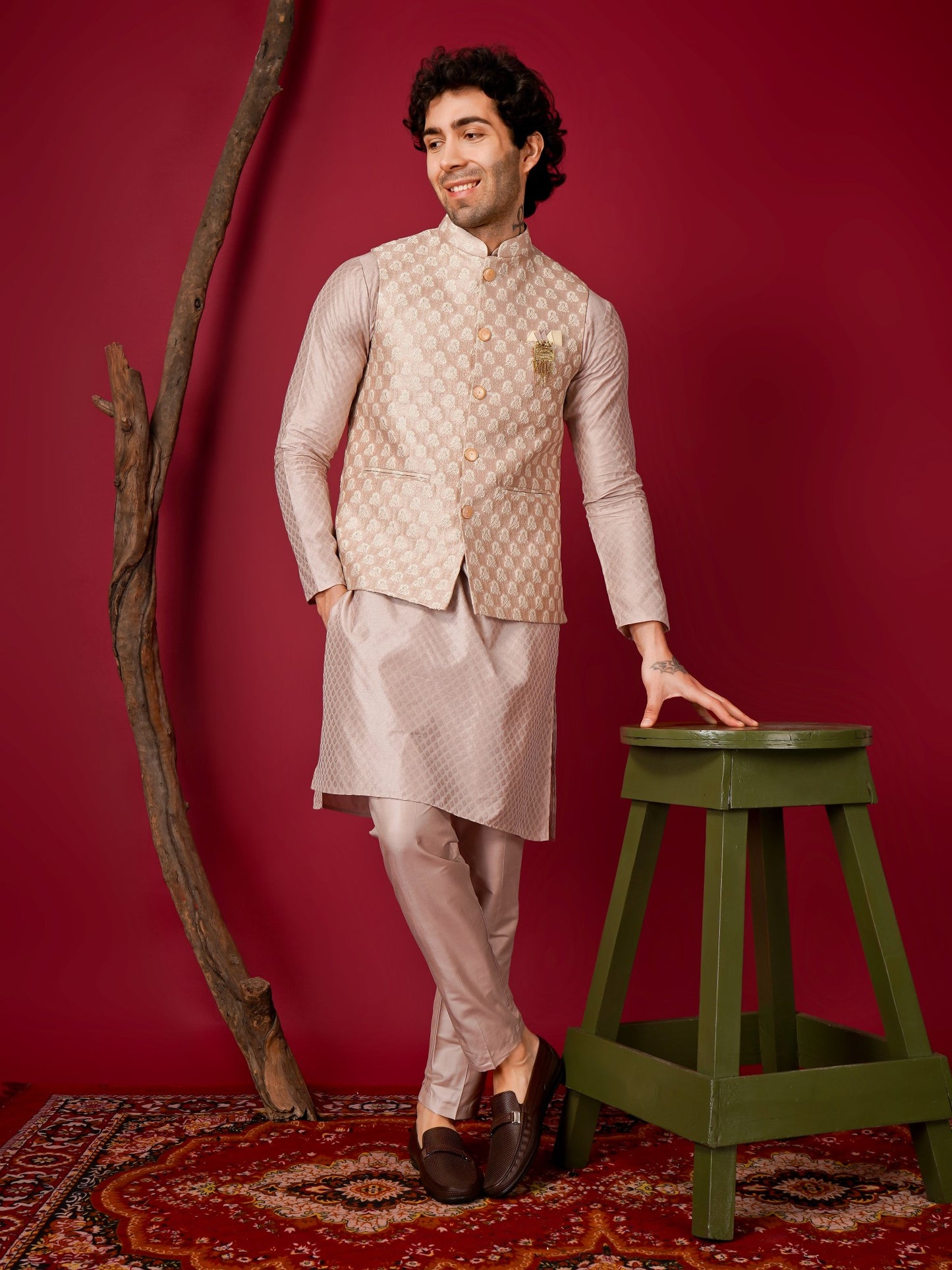 Kurta Pajama Jacket set