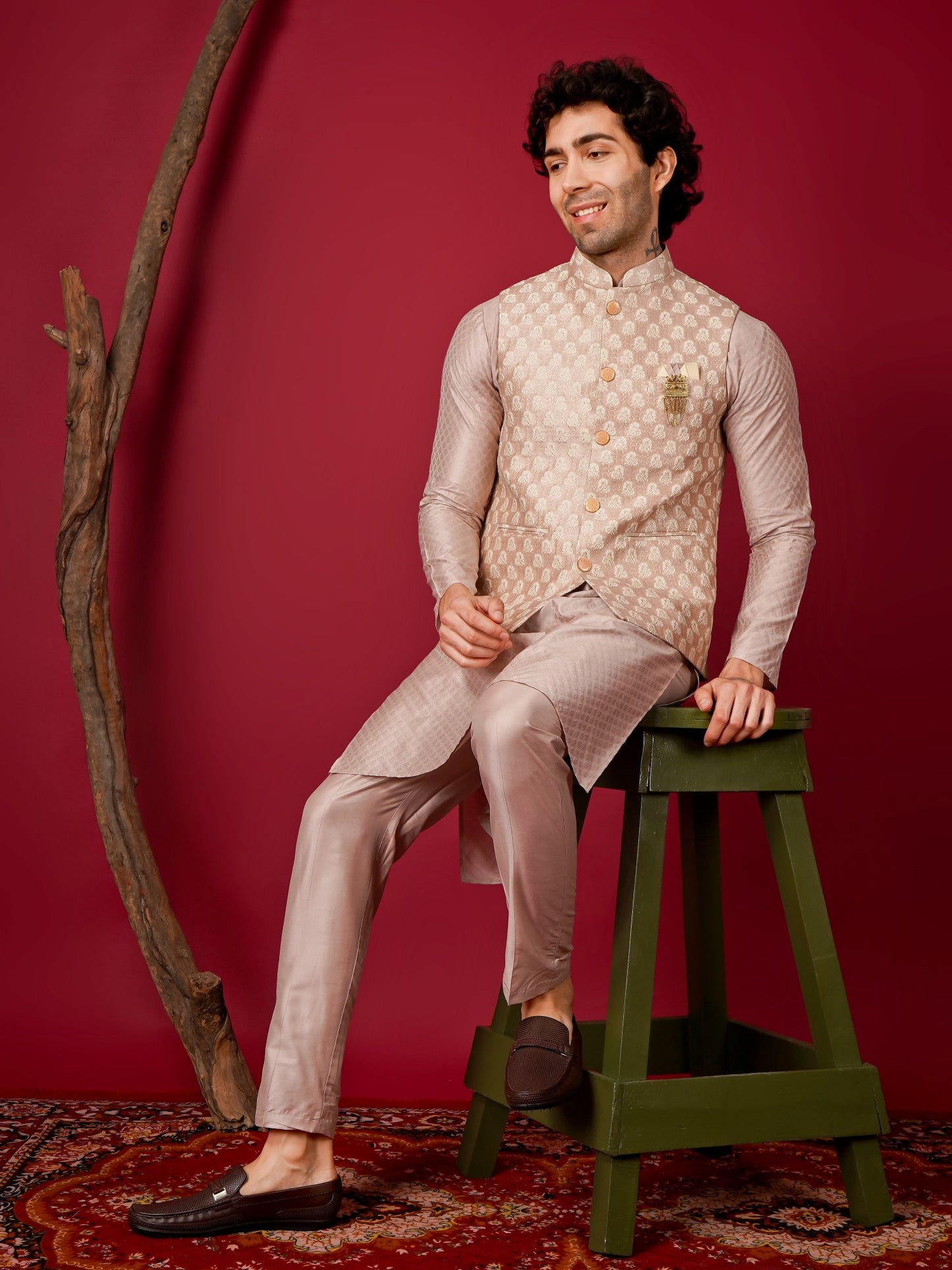 Kurta Pajama Jacket set