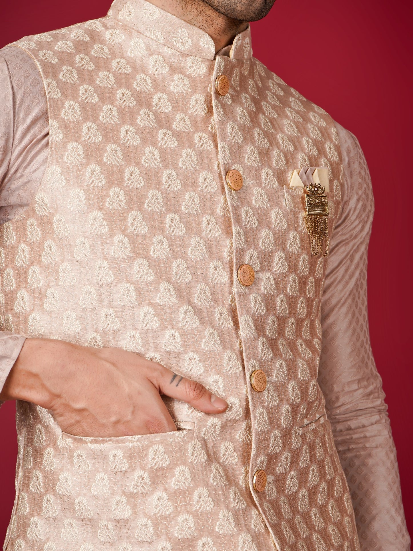 Kurta Pajama Jacket set