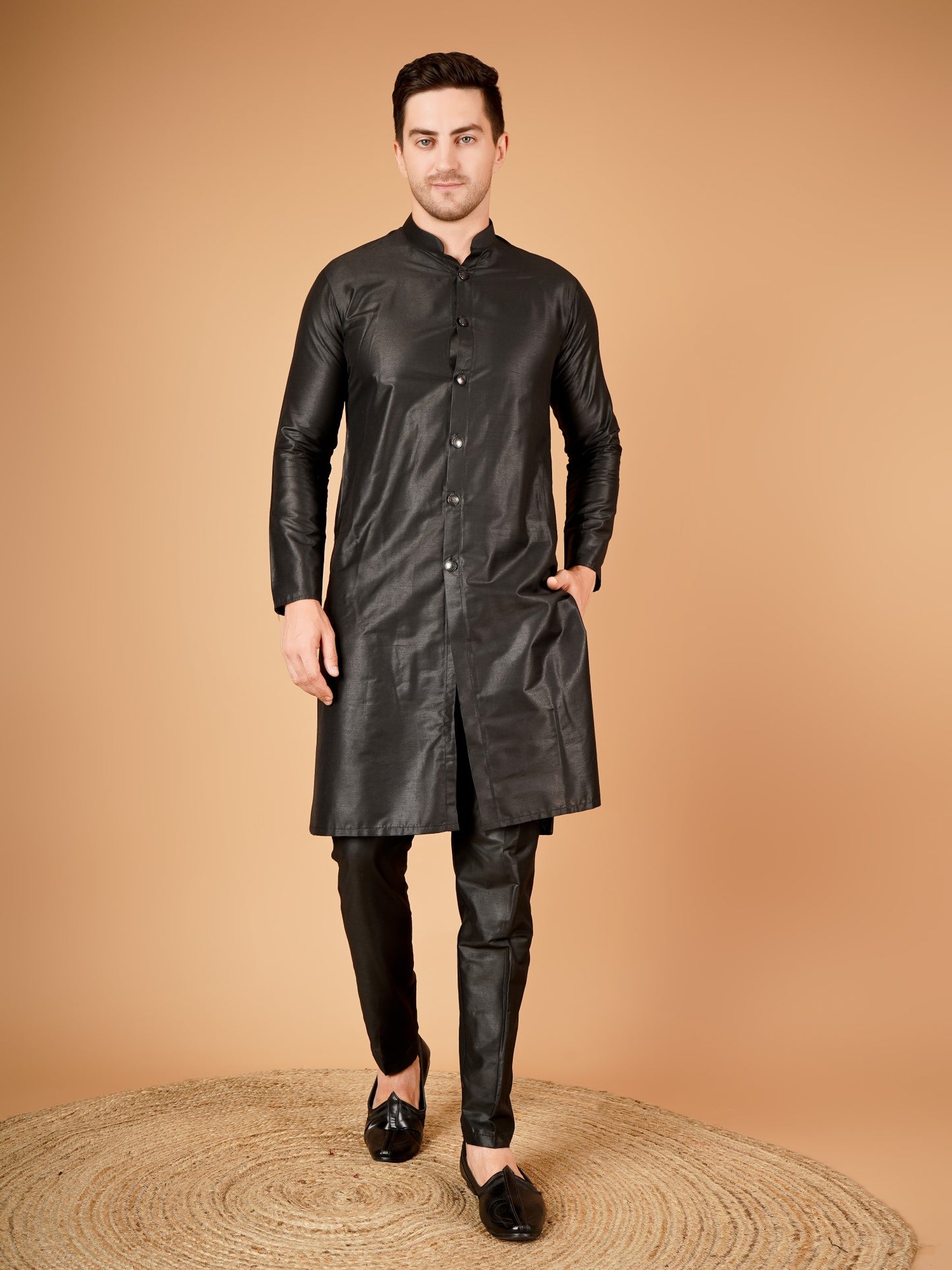 Kurta pajama jacket set