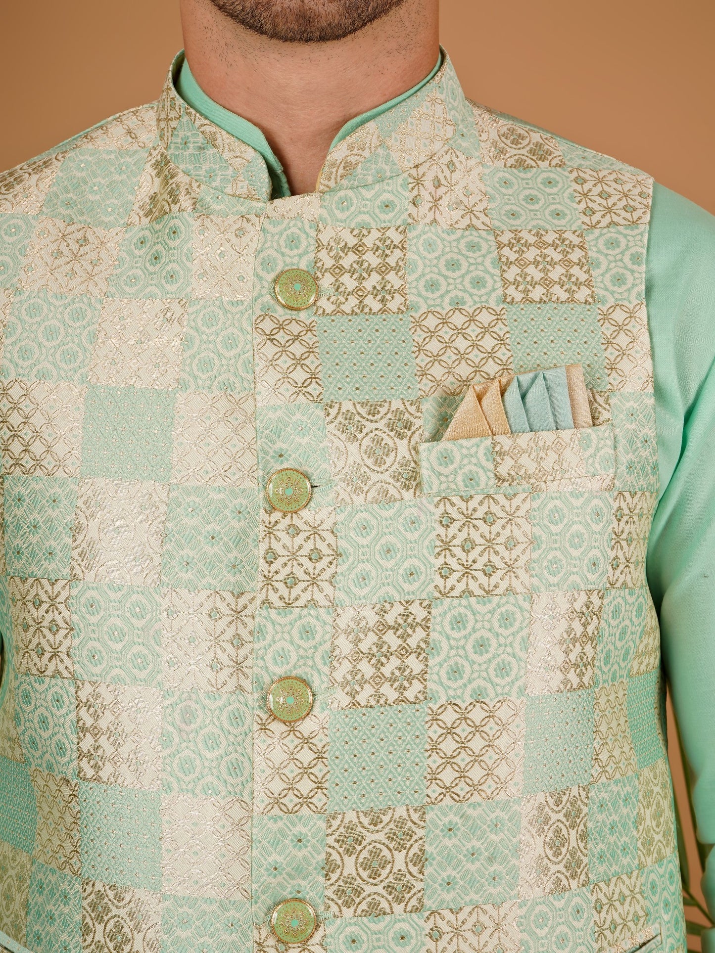 Kurta pajama jacket set