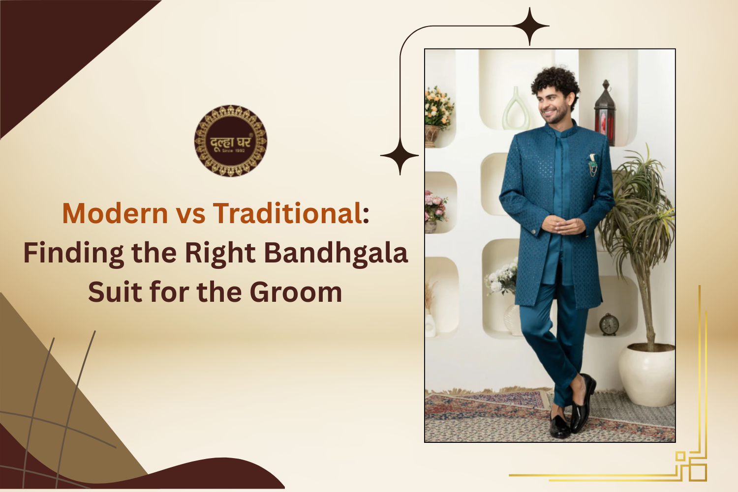 Bandhgala Suit for Groom