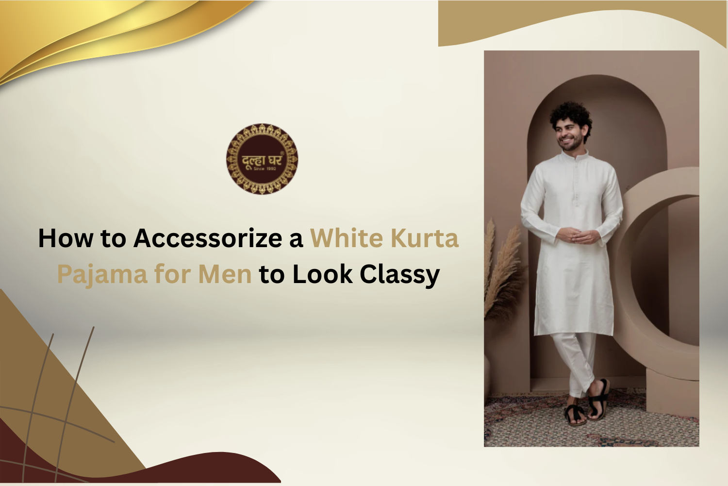 White Kurta Pajama for Men