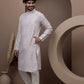 Lailac cotton silk kurta pajama for festive occasions