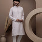 Lailac cotton silk kurta pajama for festive occasions