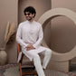 Lailac cotton silk kurta pajama for festive occasions
