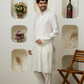 Elegant Cream cotton silk kurta pajama – Premium Ethnic Menswear Collection
