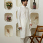 Elegant Cream cotton silk kurta pajama – Premium Ethnic Menswear Collection