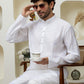 Stylish White Embroidered Kurta Pajama for Celebrations – Tailored Menswear Ethnic Look