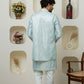 Tourquise Blue Designer Outfit – Premium Ethnic Menswear Collection