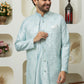 Tourquise Blue Designer Outfit – Premium Ethnic Menswear Collection