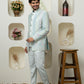 Classic Tourquise Blue Bandhgala – A Ethnic Must-Have for Menswear