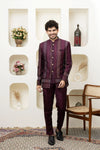 Wine Designer Bandhgala – Premium Ethnic Menswear Collection