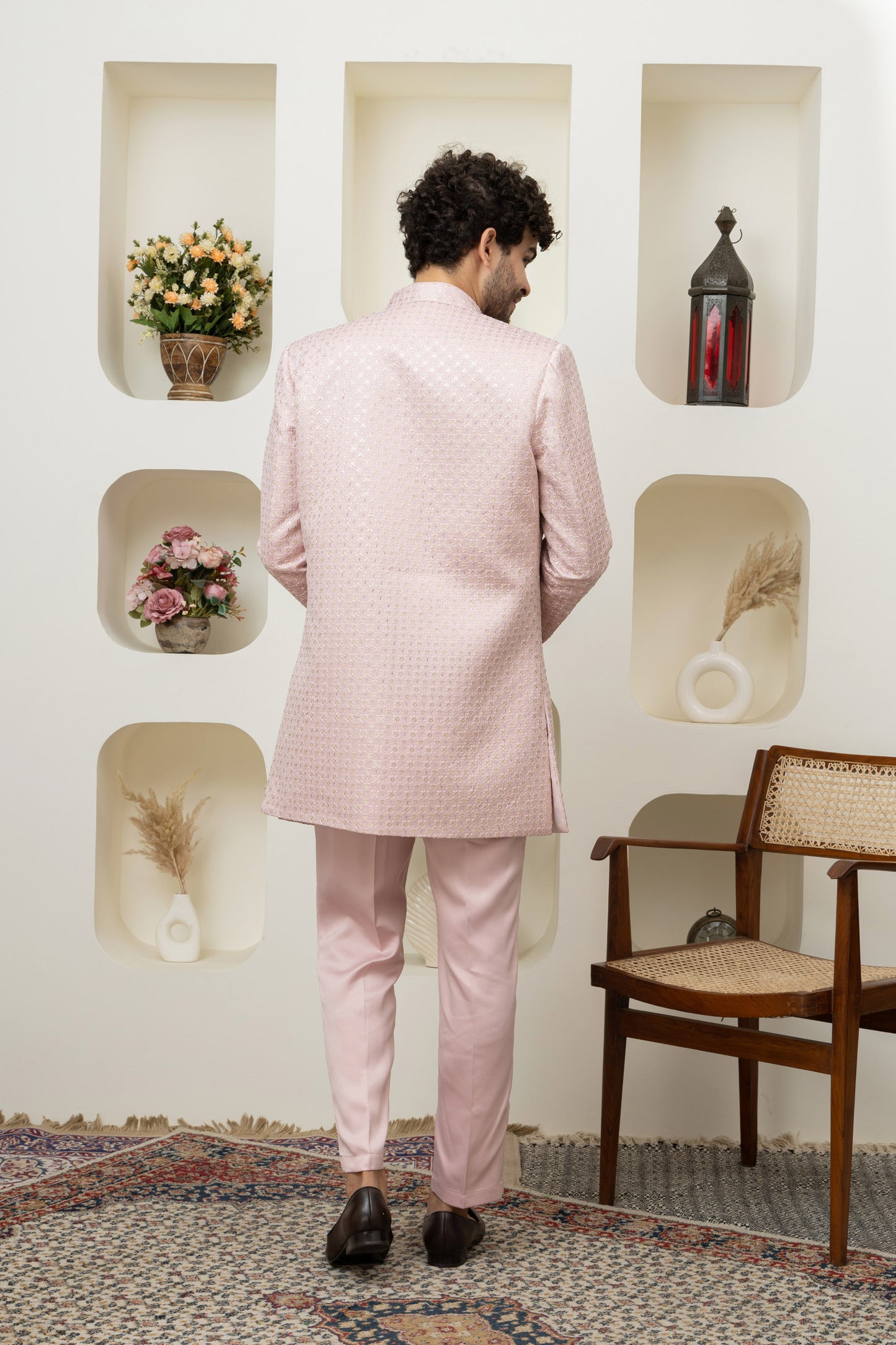 Classic Pink Indo Western – A Ethnic Must-Have for Menswear