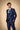 Men's Ethnic Wear – Blue Kurta Pajama Set for Special Moments