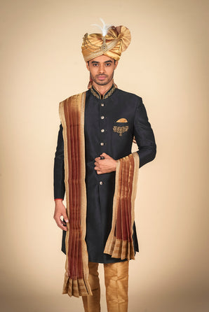 White Men's Sherwani – Classic Ethnic Style Reinvented