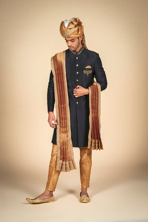 White Men's Sherwani – Classic Ethnic Style Reinvented