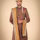 Stylish Maroon Sherwani – Perfect Men's Ethnic Ensemble