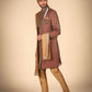 Stylish Maroon Sherwani – Perfect Men's Ethnic Ensemble