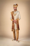 Men's Ethnic Wear – White Sherwani for Special Moments