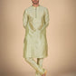 Kurta for Men's in Pista Green – Elegant Ethnic Attire
