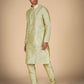 Kurta for Men's in Pista Green – Elegant Ethnic Attire