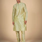 Kurta for Men's in Pista Green – Elegant Ethnic Attire