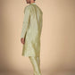 Kurta for Men's in Pista Green – Elegant Ethnic Attire