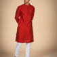 Kurta Pajama Set for Men's in Red – Elegant Ethnic Attire