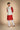 Men's Ethnic Wear – Red With Cream Jacket Kurta Pajama Set for Special Moments