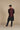 Black Kurta And With Black Base Jacket With Marron Print Kurta Pajama Set – A Signature Men's Ethnic Look